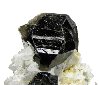 Cassiterite on Quartz