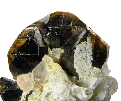 Cassiterite on Quartz