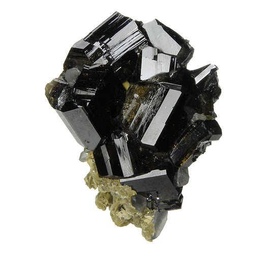 Cassiterite with Siderite and Quartz