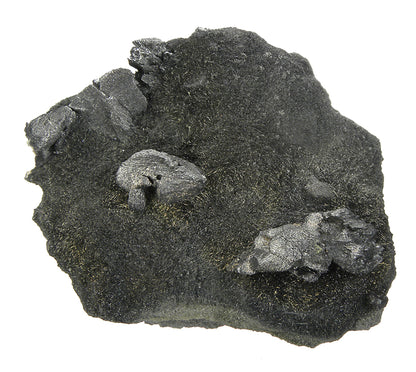 Andorite with Zinkenite on matrix