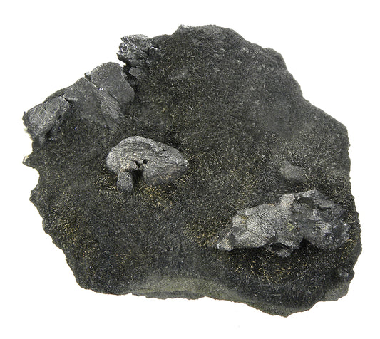 Andorite with Zinkenite on matrix