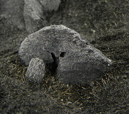 Andorite with Zinkenite on matrix