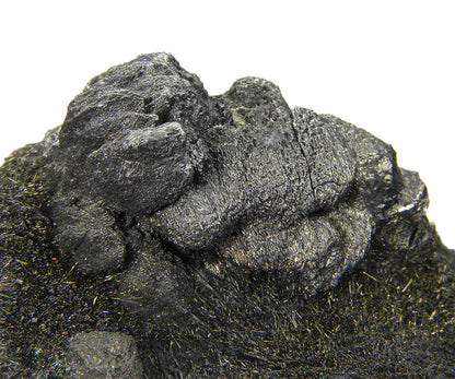 Andorite with Zinkenite on matrix