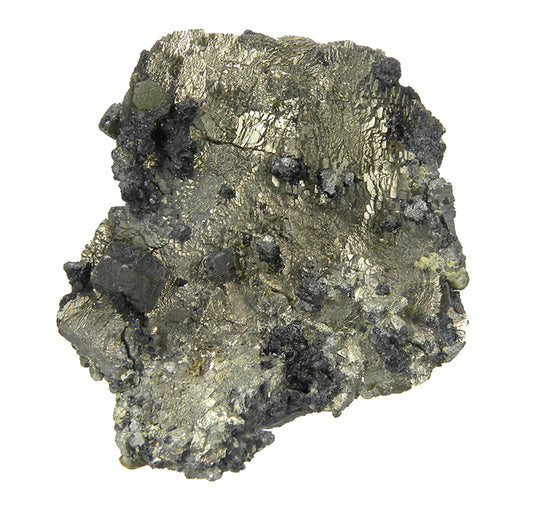 Pyrite (replacing Siderite) with Siderite and Stannite