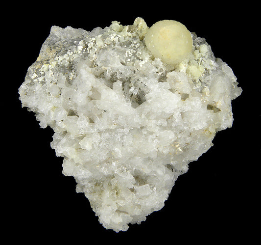 Wavellite on Quartz