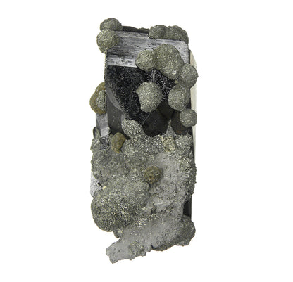 Ferberite with Marcasite and Arsenopyrite