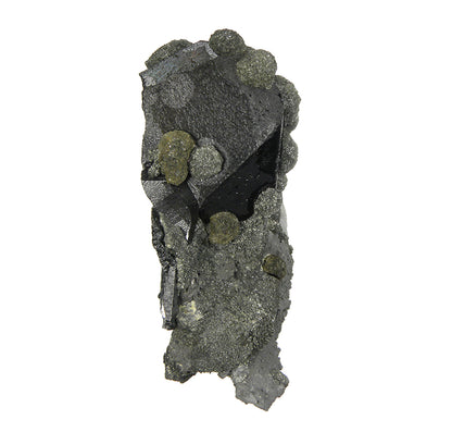 Ferberite with Marcasite and Arsenopyrite