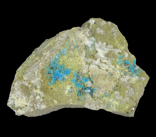 Augelite with Chalcanthite