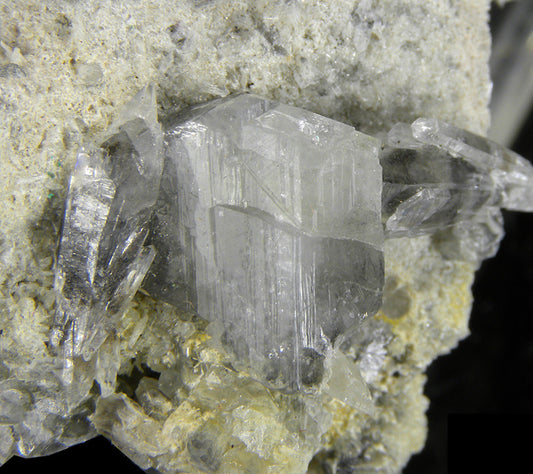 Augelite with Quartz and Jamesonite(?)