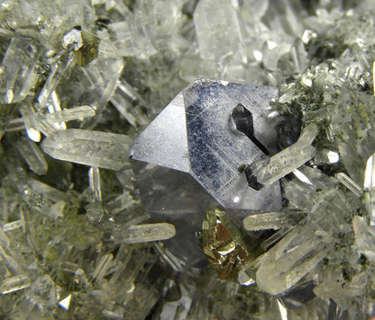 Galena with Chalcopyrite and Quartz