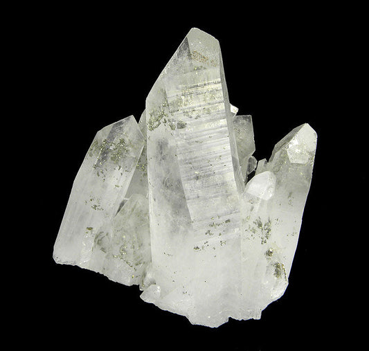 Quartz with Pyrite “phantoms