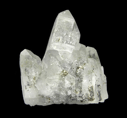 Quartz with Pyrite “phantoms