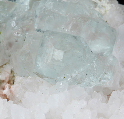 Rhodochrosite with Fluorite and Quartz