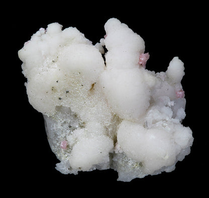 Anhydrite (!) with Rhodochrosite and Quartz