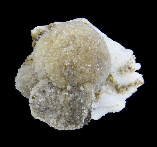 Calcite on Quartz