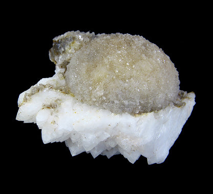 Calcite on Quartz