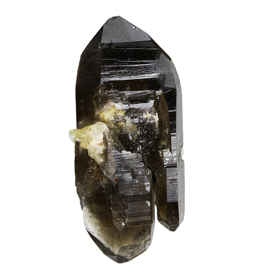 Quartz (var: Smoky) 
(doubly terminated)