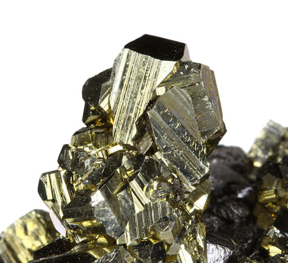 Pyrite on Sphalerite