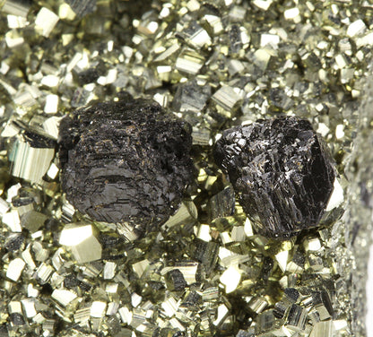Sphalerite on Pyrite