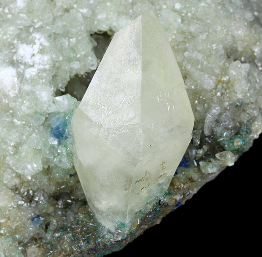 Calcite with Malachite and Azurite