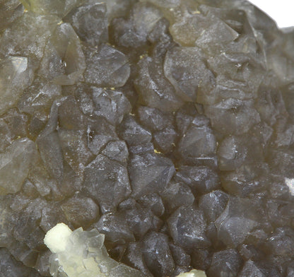Chalcedony on Smoky Quartz “casts” after Laumontite