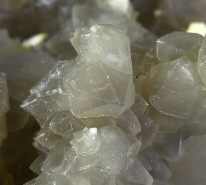 Chalcedony on Smoky Quartz “casts” after Laumontite