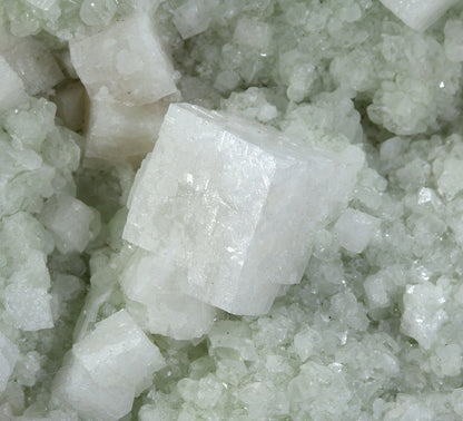 Chabazite on Prehnite