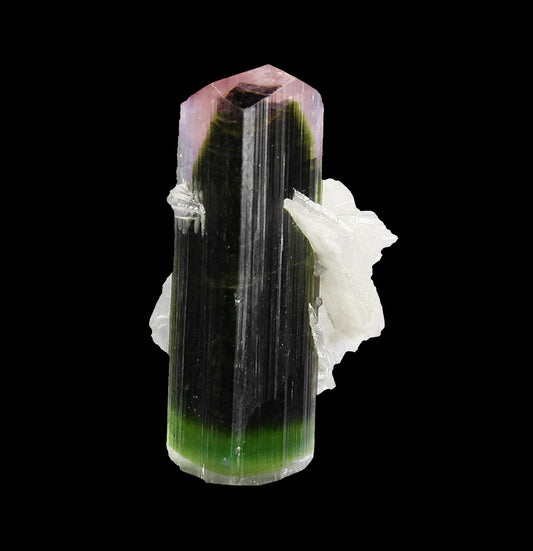 Tourmaline with Albite
(doubly terminated)