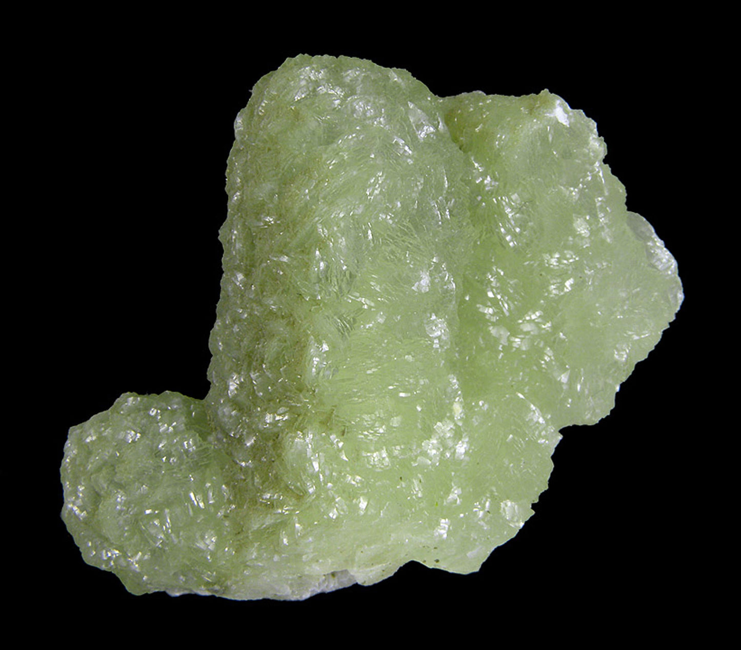 Prehnite finger cast after Anhydrite