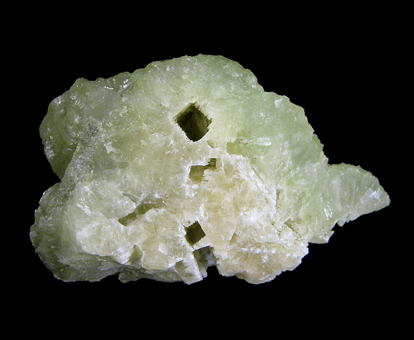 Prehnite finger cast after Anhydrite