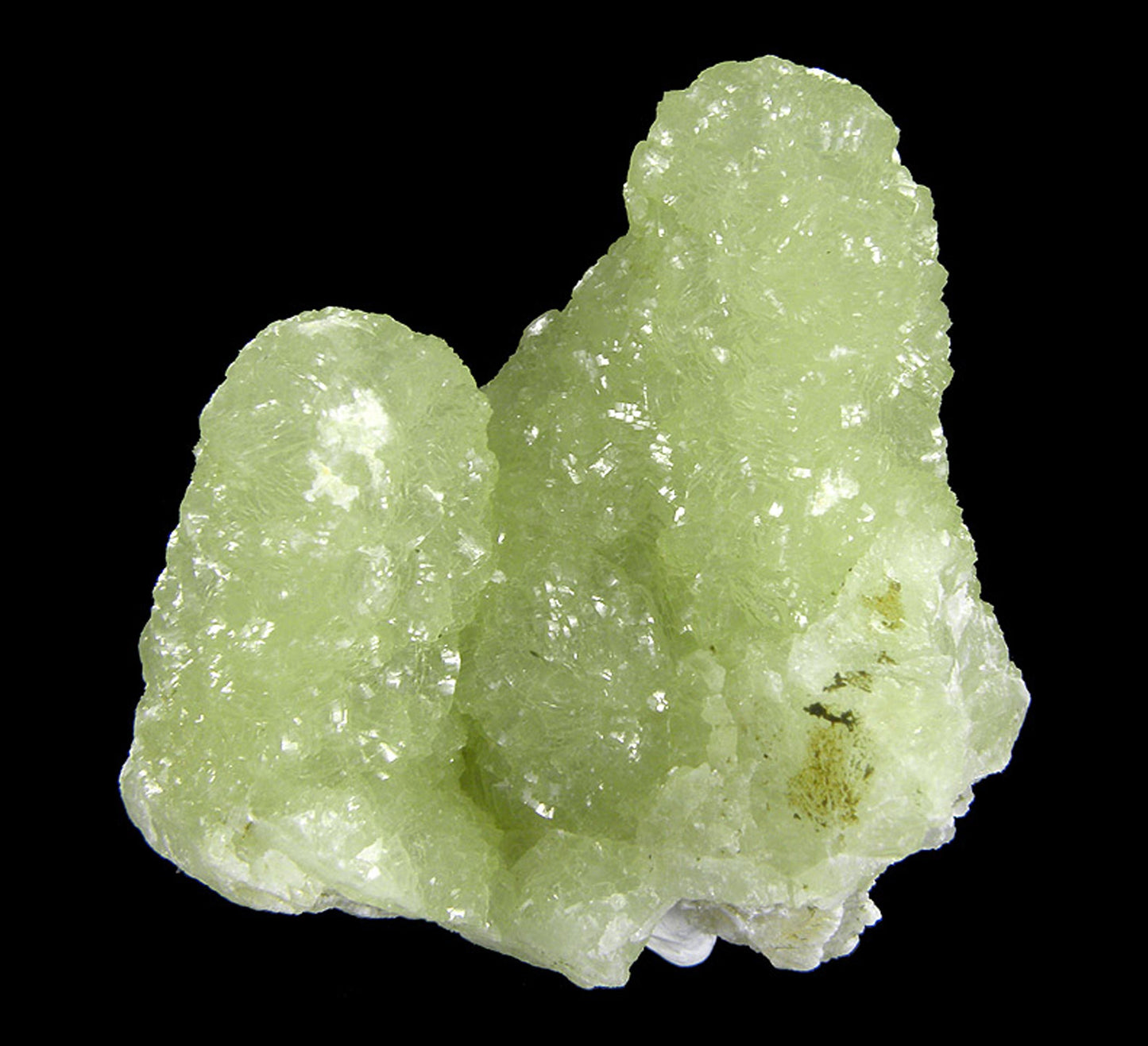 Prehnite finger cast after Anhydrite
