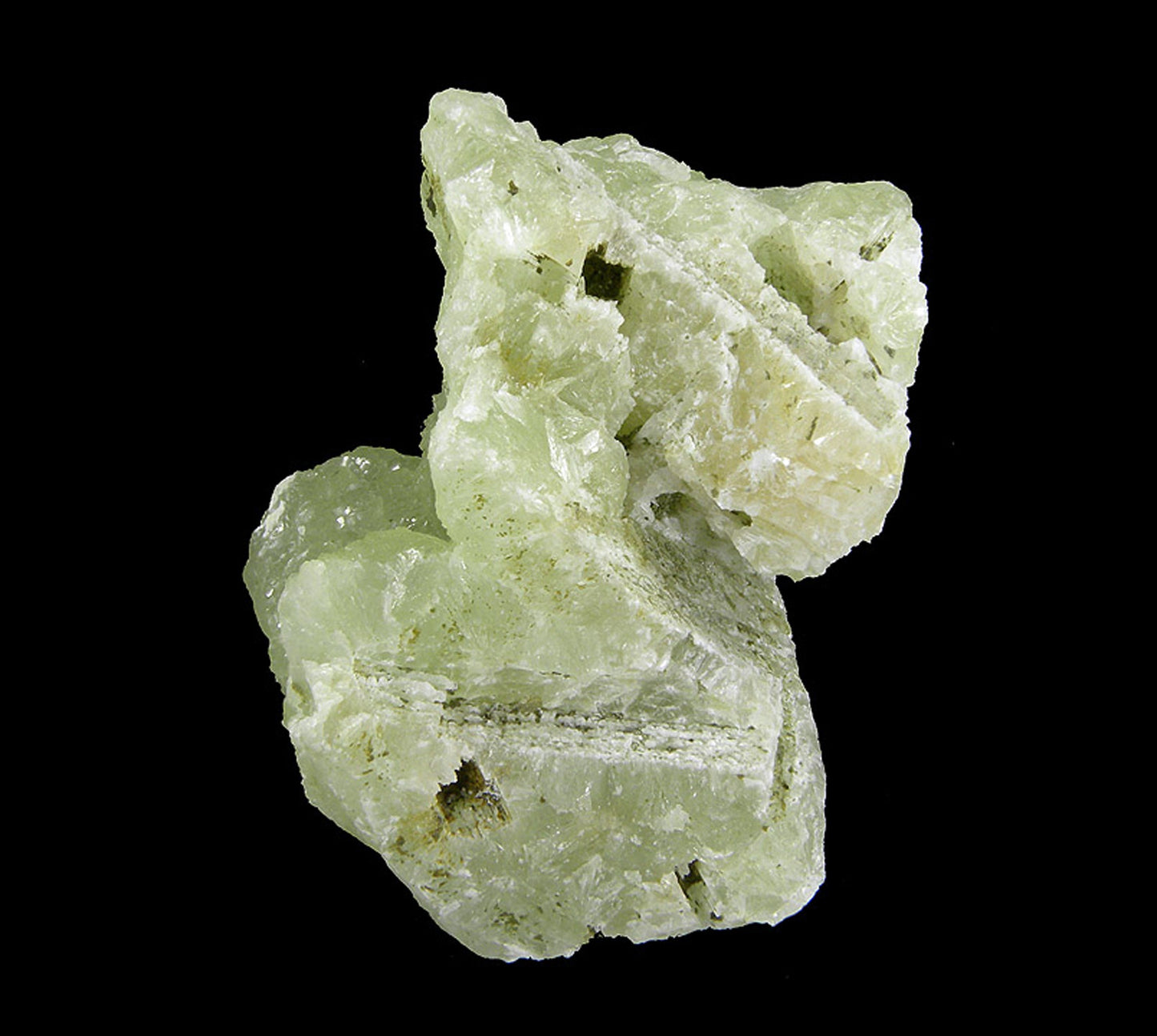 Prehnite finger cast after Anhydrite