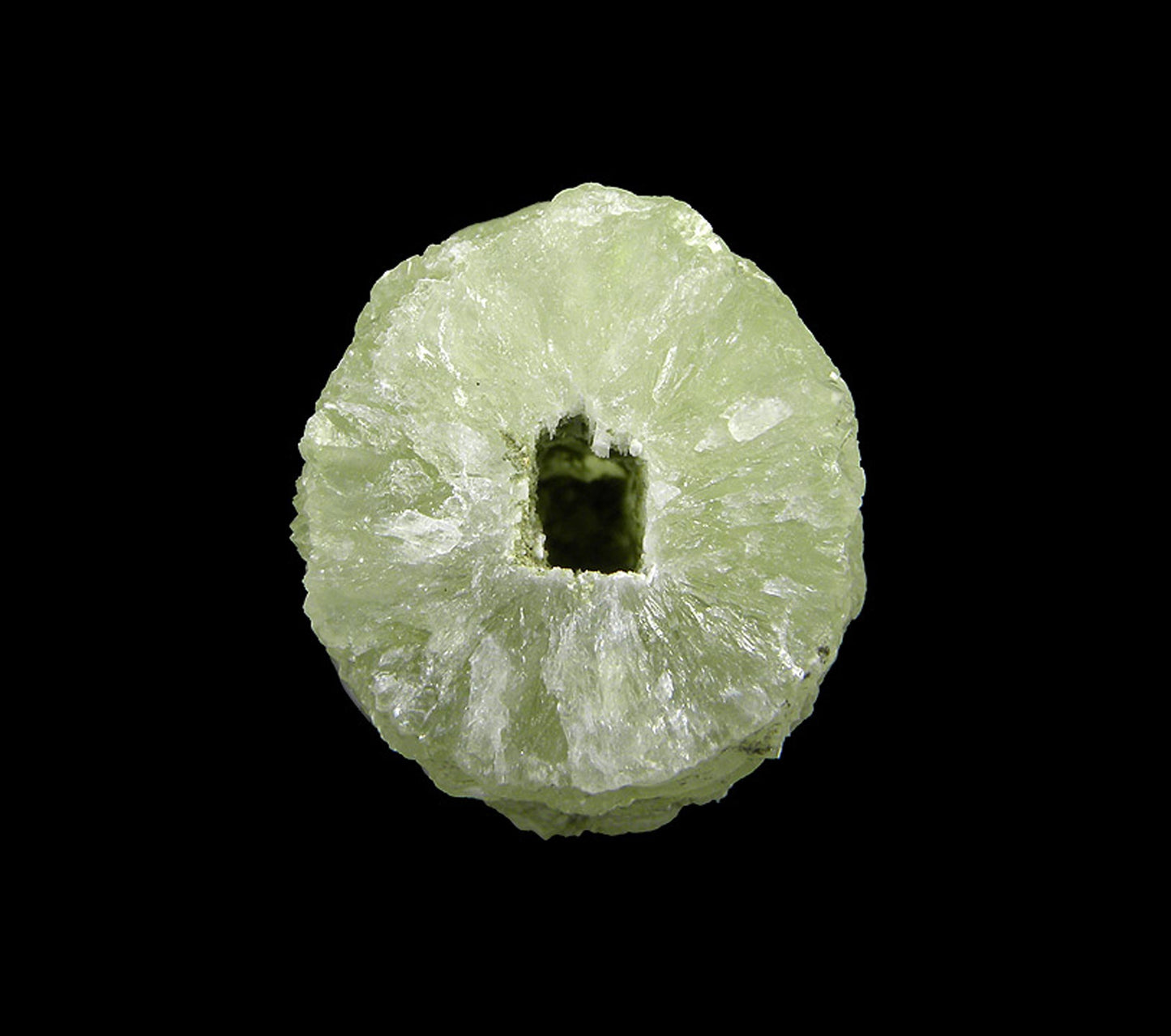 Prehnite finger cast after Anhydrite