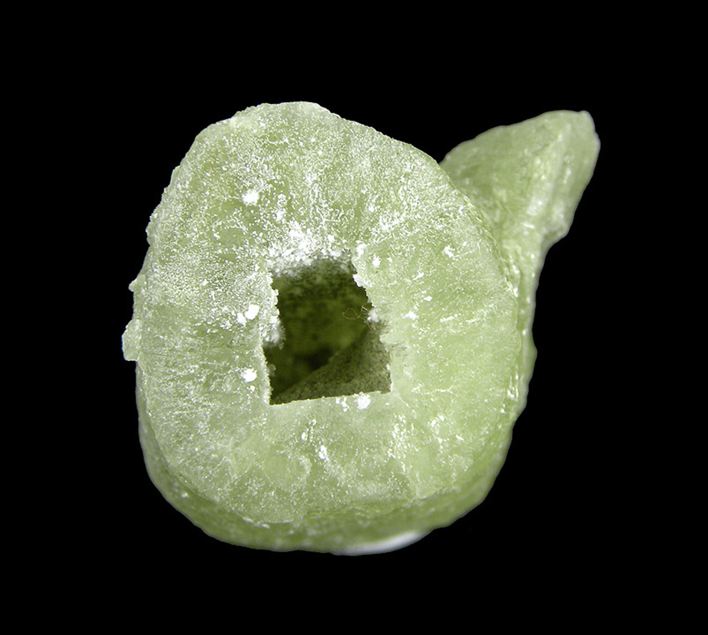 Prehnite finger cast after Anhydrite