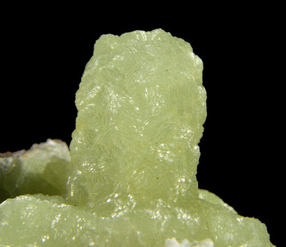 Prehnite finger cast after Anhydrite with Calcite