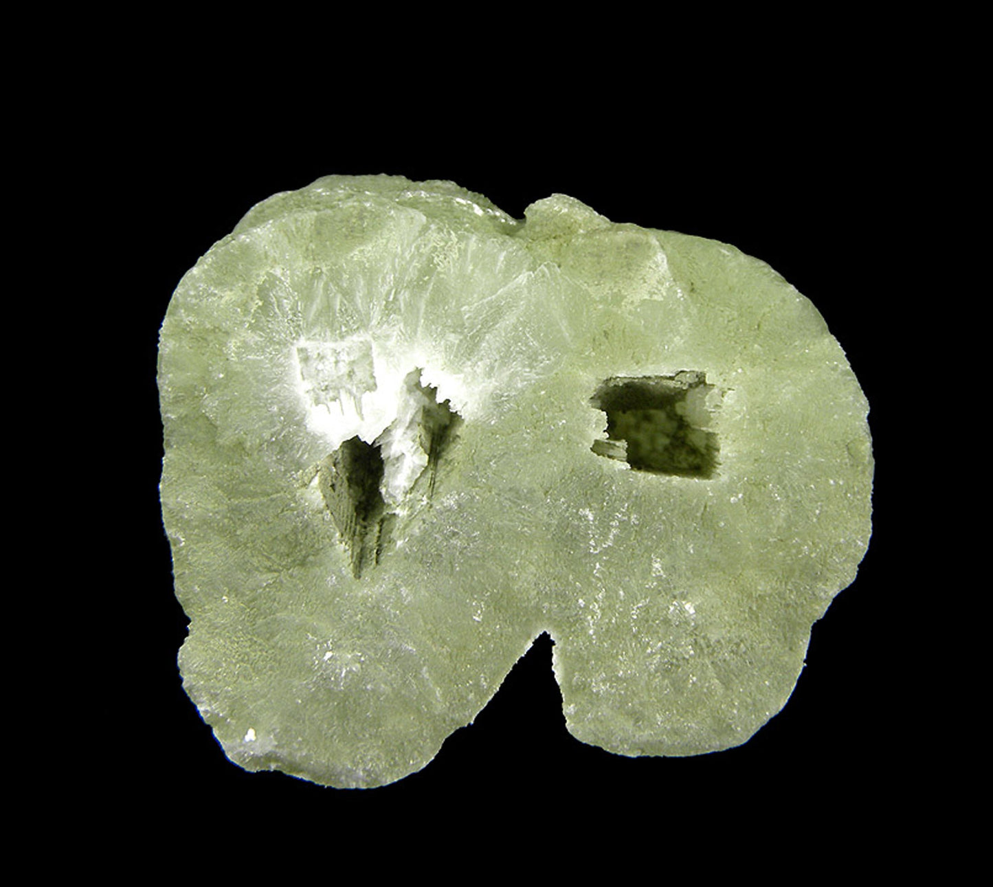 Prehnite finger cast after Anhydrite
