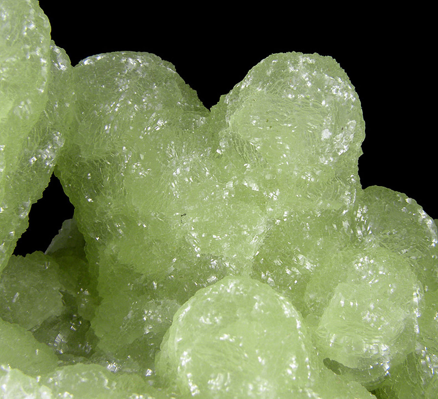 Prehnite finger casts after Anhydrite