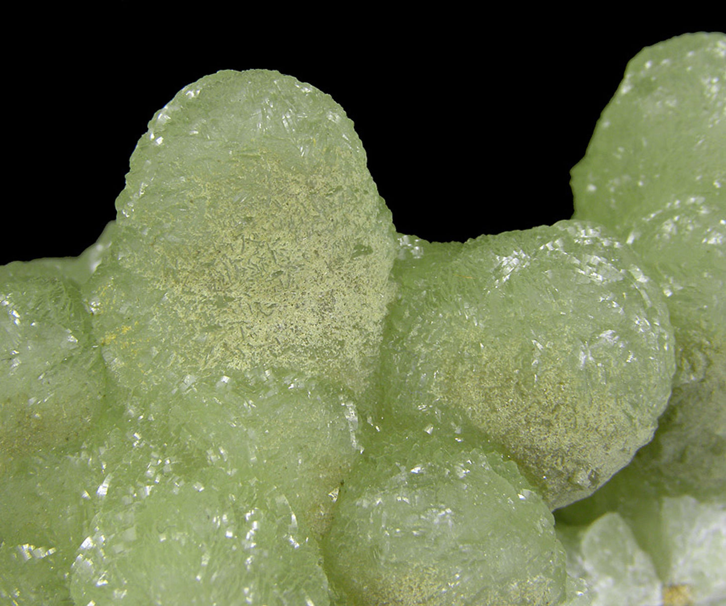 Prehnite finger casts after Anhydrite