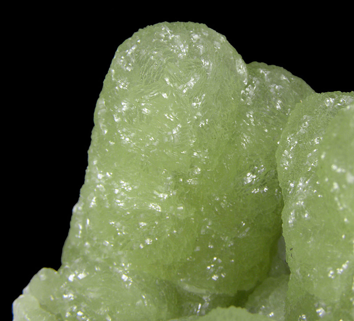 Prehnite finger casts after Anhydrite