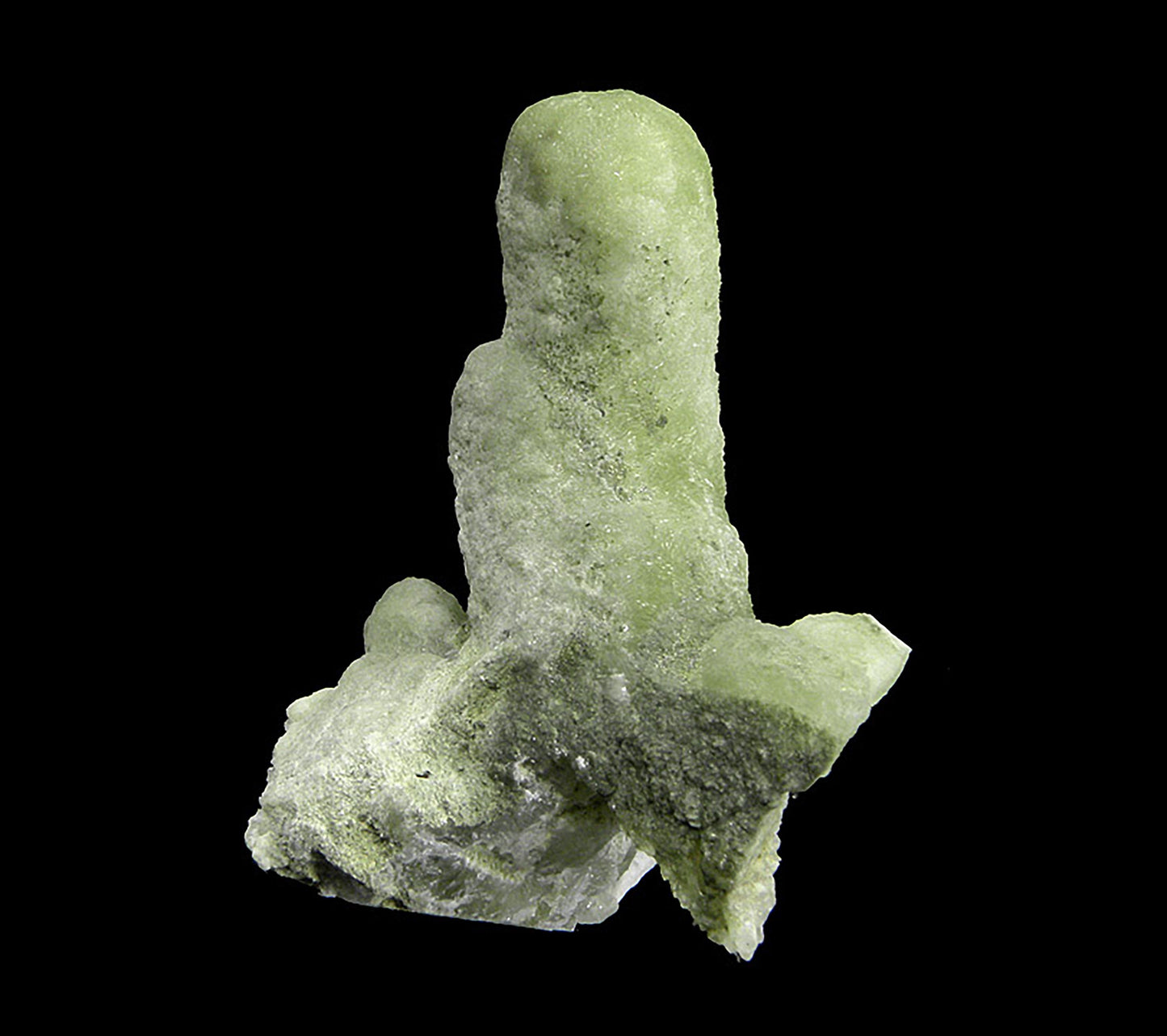 Prehnite finger cast after Anhydrite
