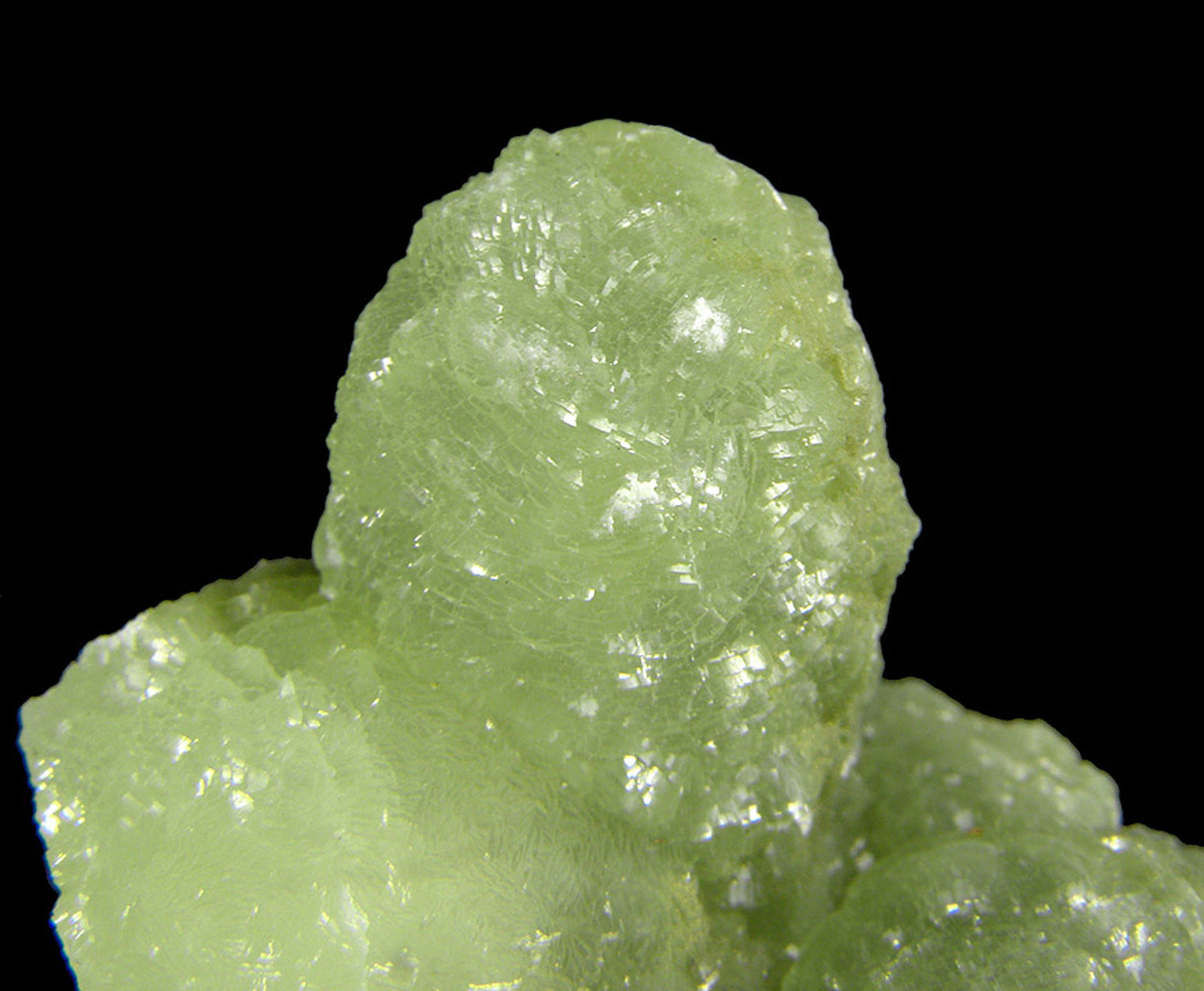 Prehnite finger cast after Anhydrite