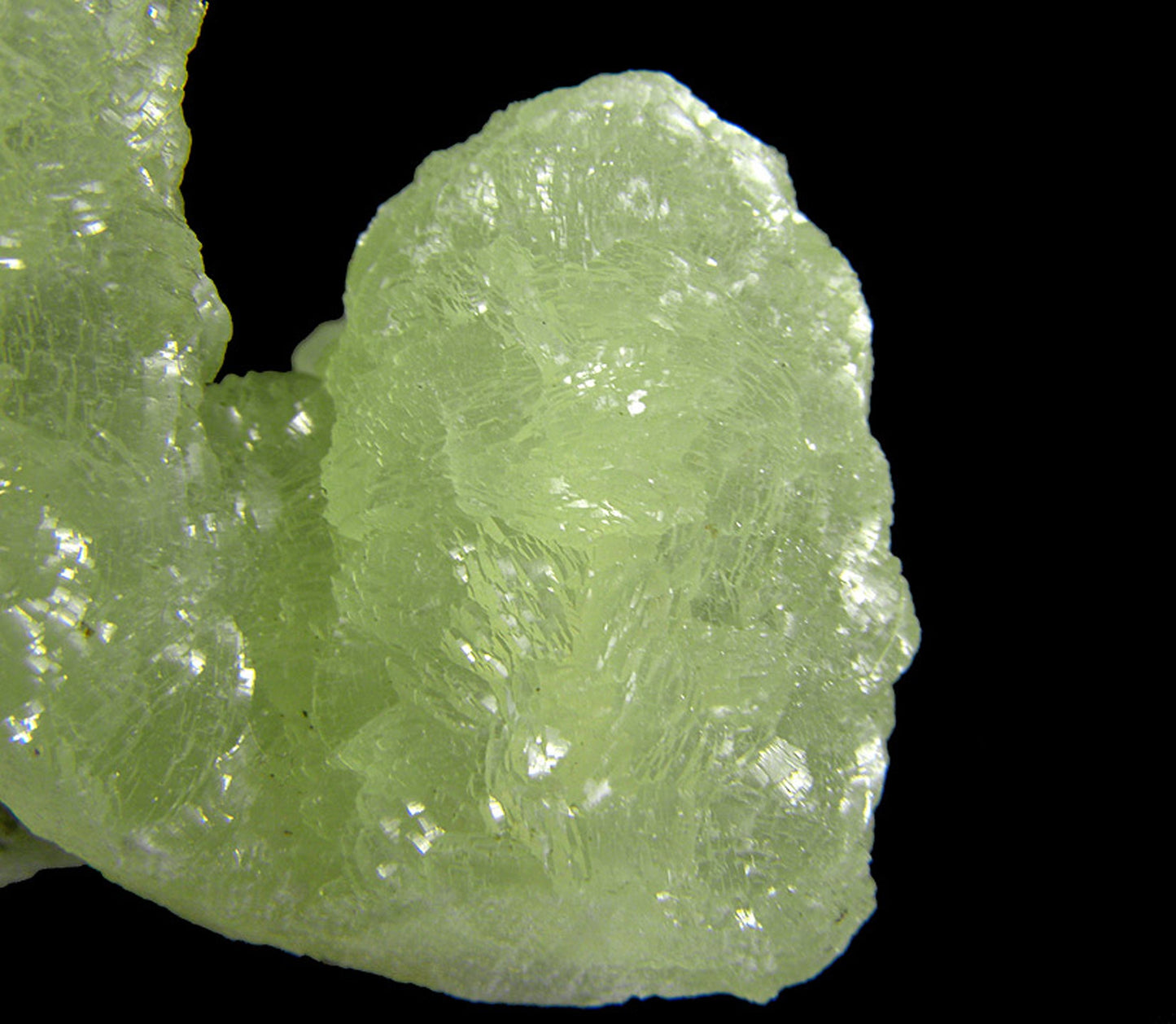 Prehnite finger cast after Anhydrite