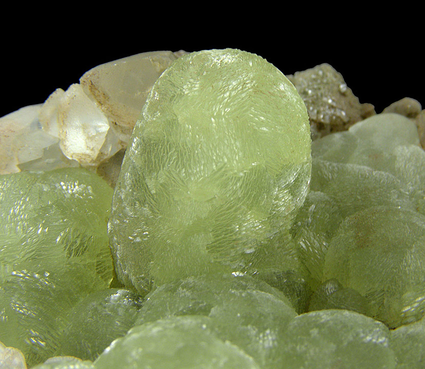 Prehnite finger cast after Anhydrite