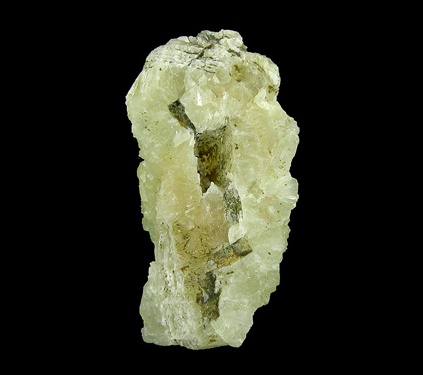 Prehnite finger cast after Anhydrite