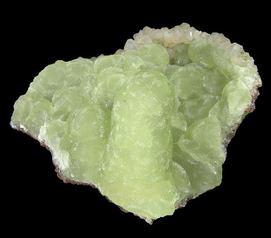 Prehnite finger cast after Anhydrite with Calcite
