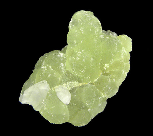 Prehnite finger cast after Anhydrite with Calcite