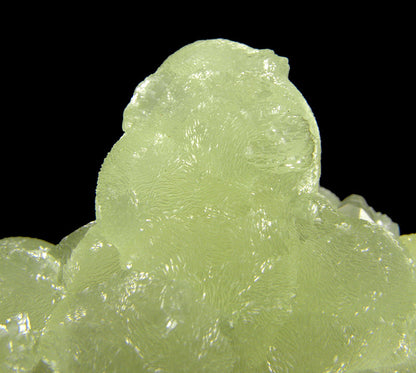 Prehnite finger cast after Anhydrite with Calcite