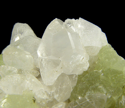 Prehnite casts after Anhydrite with Calcite