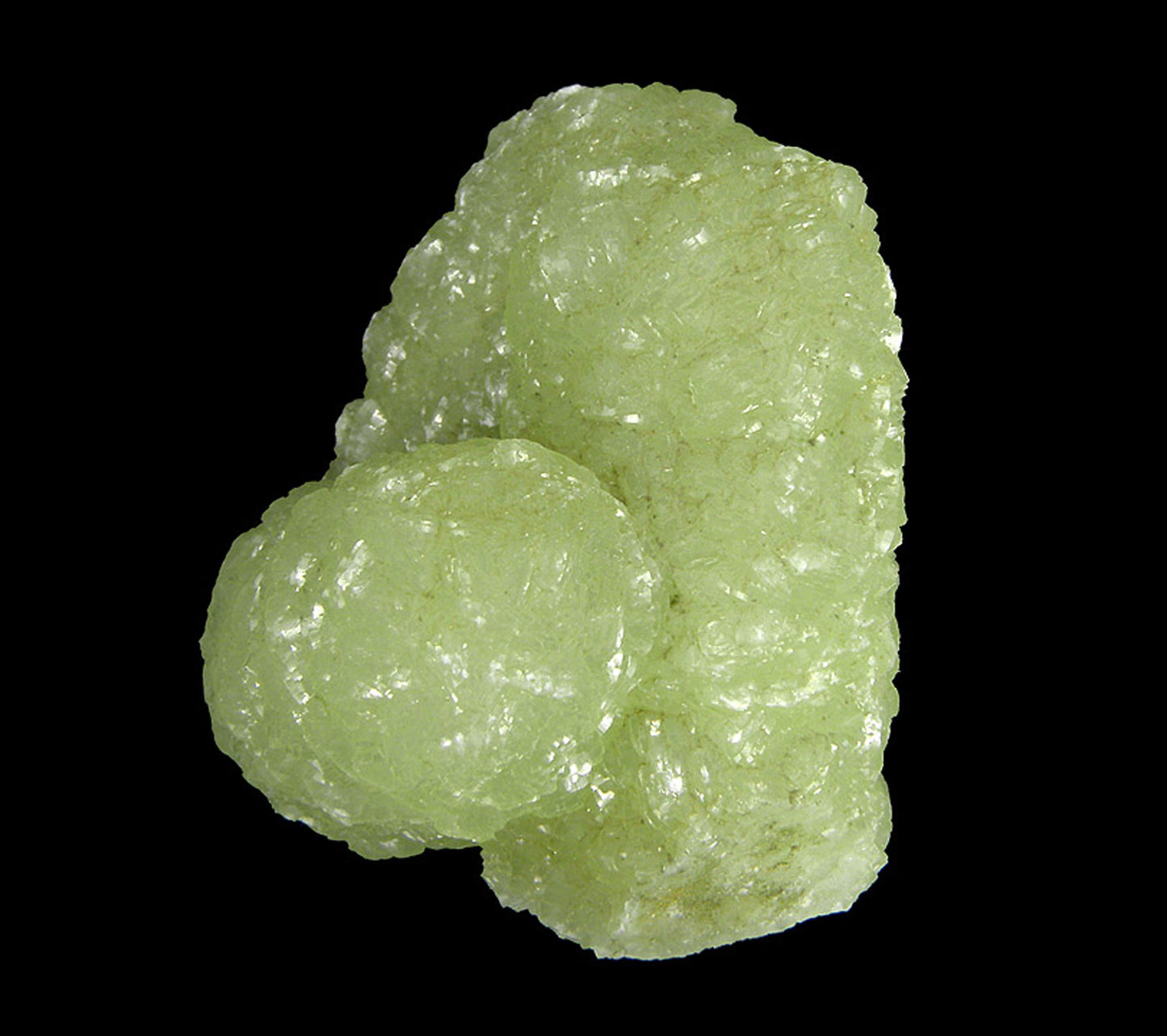 Prehnite finger cast after Anhydrite