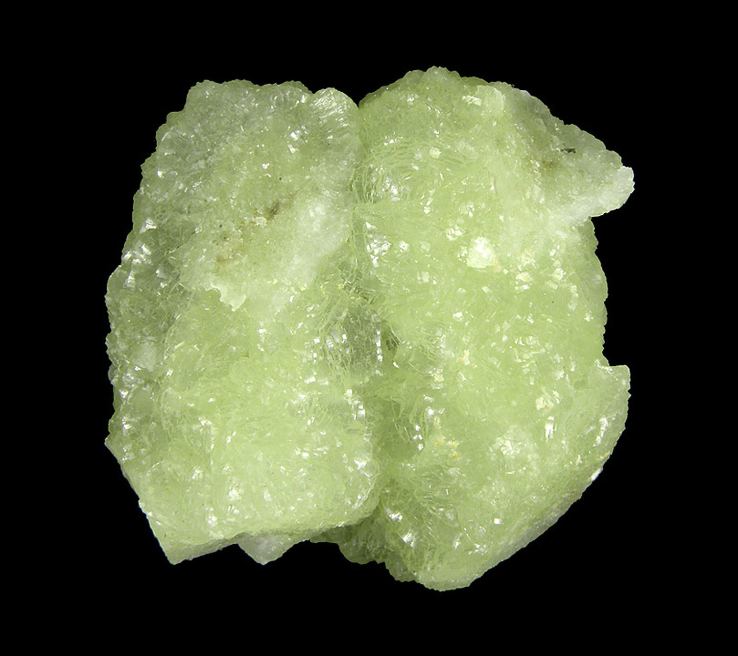 Prehnite finger cast after Anhydrite